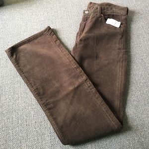 Brown Corduroy 7 For All Mankind Jeans size 28
